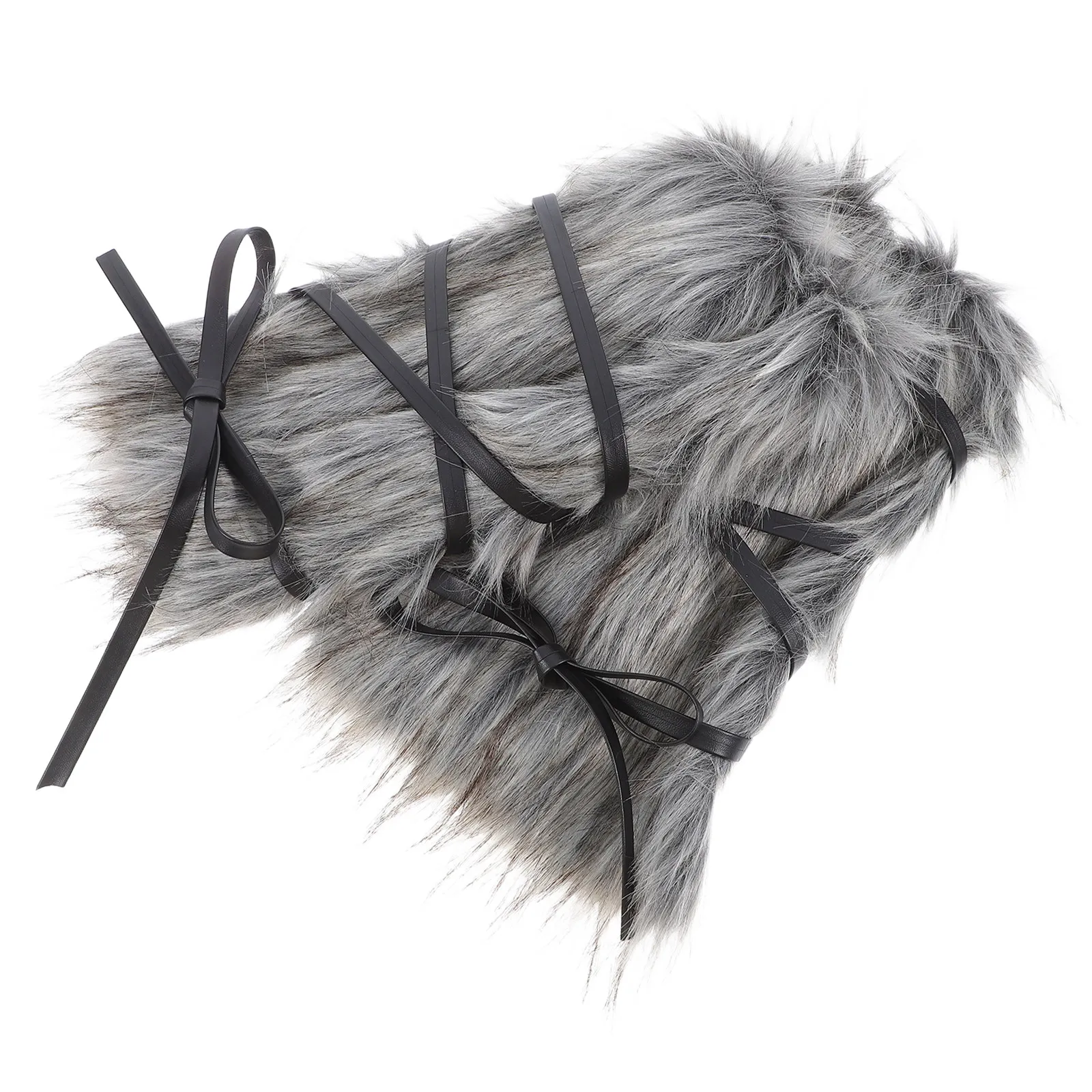 2Pcs Medieval Leg Wraps Costume Accessories Warm Boot Covers 30Cm Adjustable Lace Up for Men Women Medieval Leg Wraps