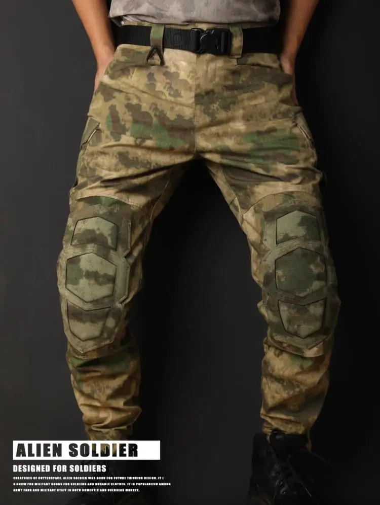 Outdoor Spring and Autumn Winter Riding Camouflage Tactical Work Pants Men\'s   Fans Outdoor Clothing