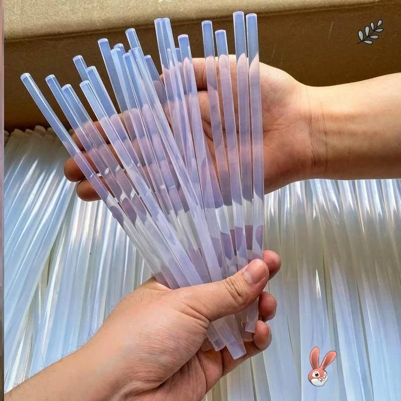 

Ecological High-Adhesive Transparent Hot-Melt Glue Stis Hanrt Art DIY Sewing Tools 7mm Home Fabric Crts Glue Bars