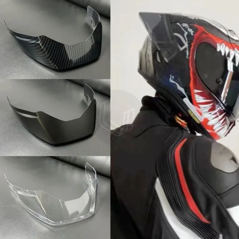 

For HJC RPHA 11 Tail Wing Minions Marvel Venom 1234 Generation Helmet Modified Electroplated Large Tail Wing