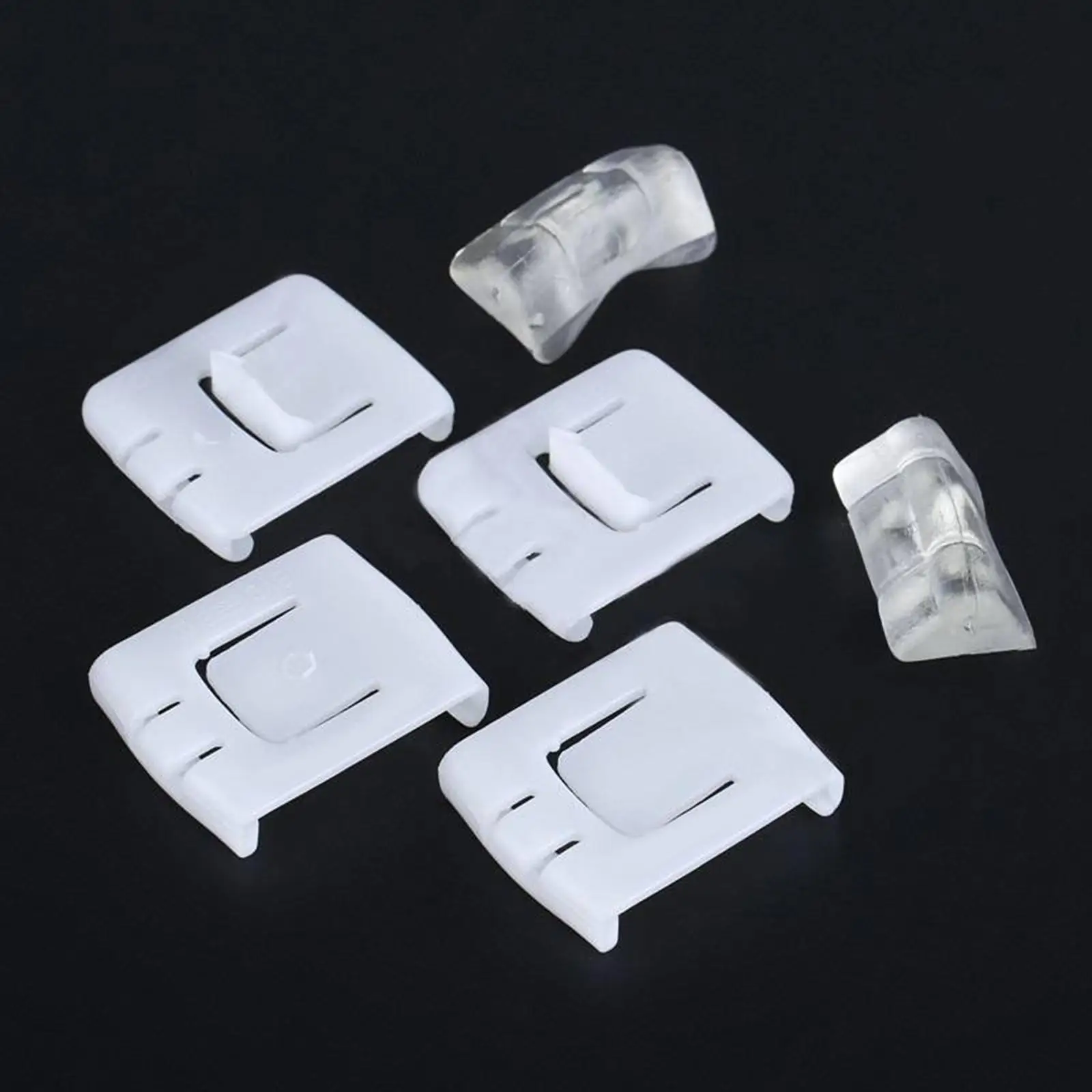 Automobile 6 Pieces Seat Clips Seat Slider Guide Set 435881203A Accessories Easily Install Spare Parts Fasteners Seat Buckle