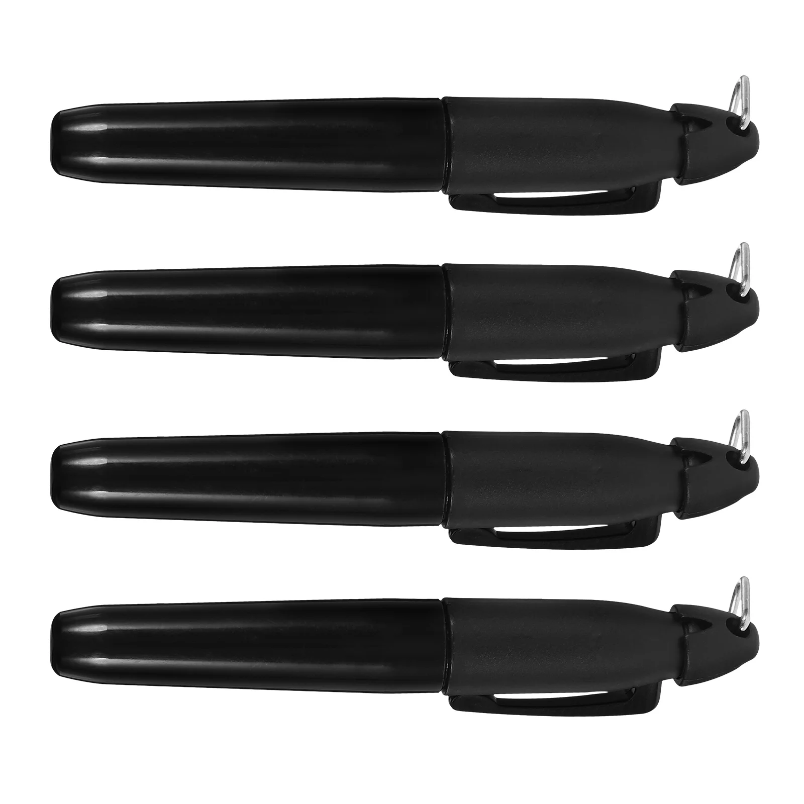 

4 Pcs Golf Accessories Liner Marking Pens Supply Plastic Marker Black Reusable Ball Golfing