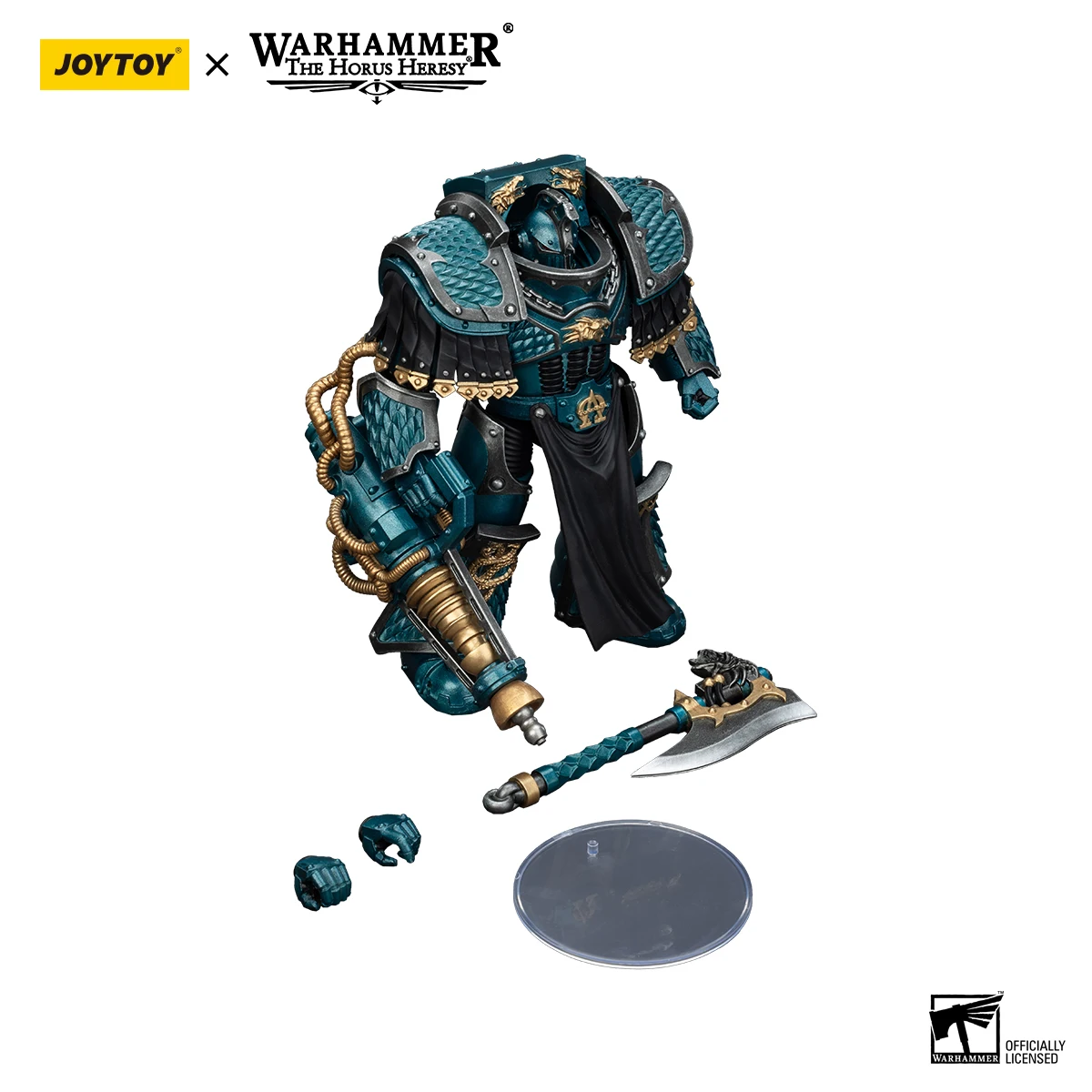 JOYTOY Warhammer 30K 1/18 Action Figures Alpha Legion Lernaean Terminator with Conversion Beam Cannon Model