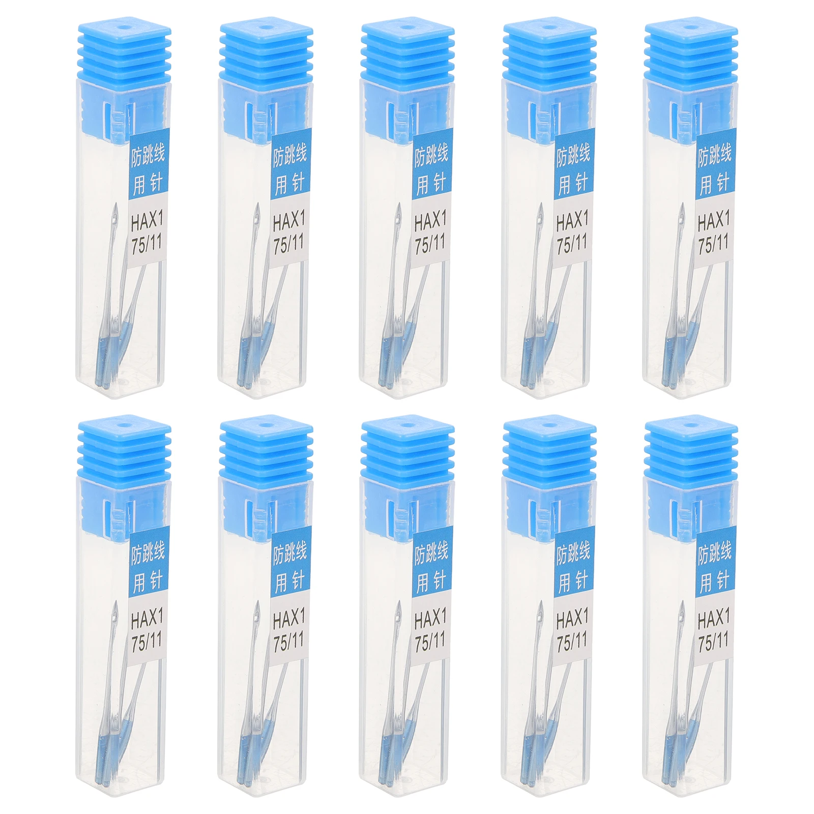 

10 Sets Sewing Machine Needles Flat Car HA11# Elastic Fabric Universal Gadgets Plastic Tools Metal Long Lasting Use