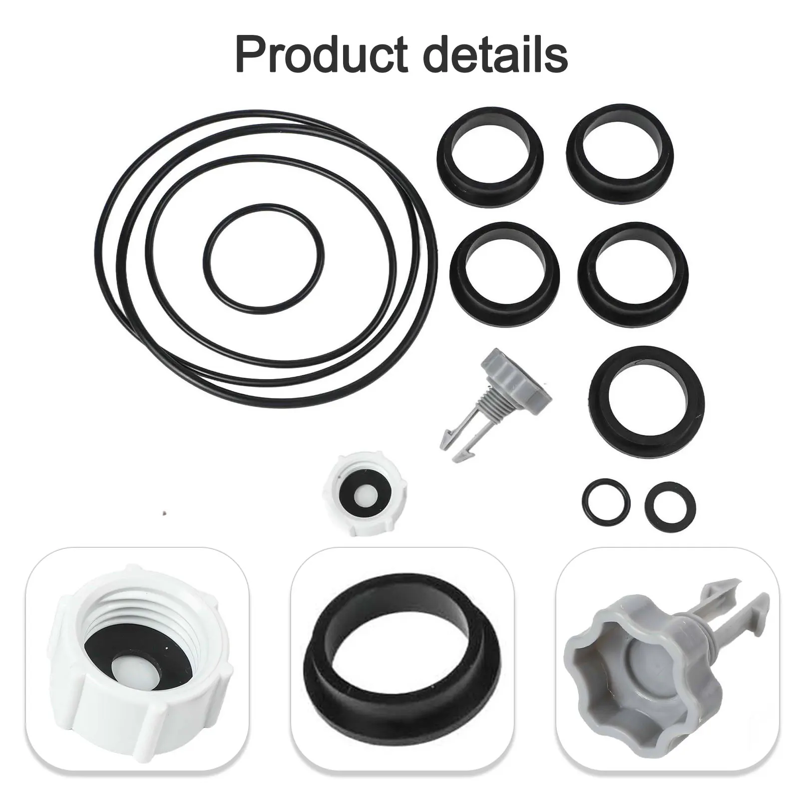 Pool Sand Filter Pump Repair Set for Intex with Valve Cover 11456 and O Rings Kit Designed for Long Lasting Use