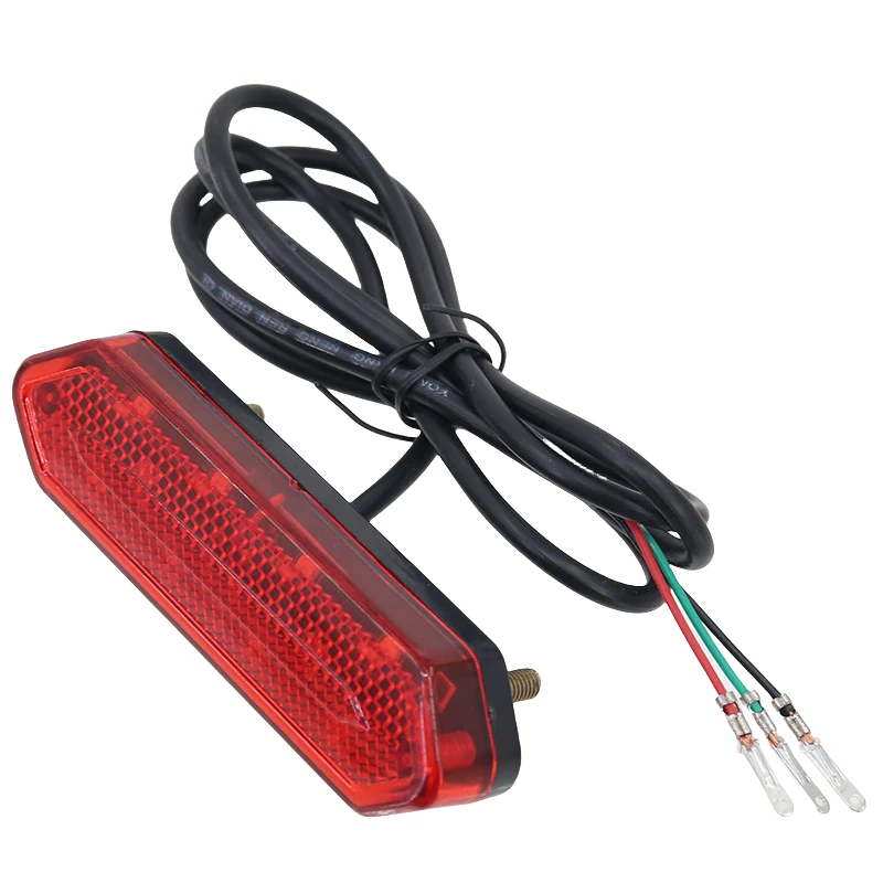 Brake Light Signal LED Rear Tail 48V Light With Bracket Night Safety Taillight For Small Citycoco Electric Scooter accessories - view 6