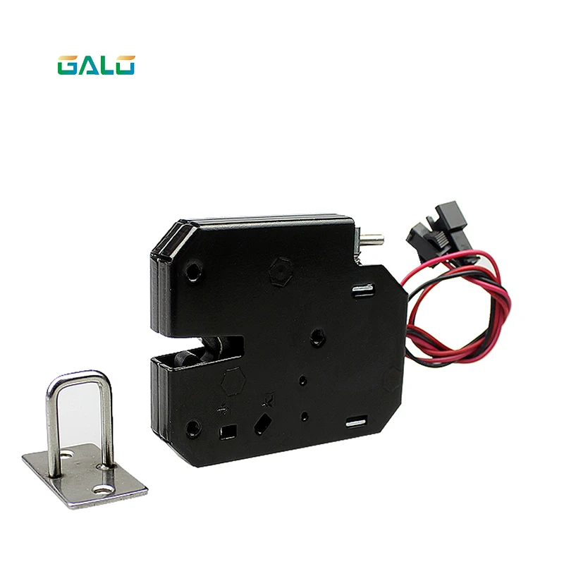 Small 12V 1.5A Electronic Lock Latch Release Assembly Electromagnetic Control Metal Safety Magnetic Lock Safety Protection Locks