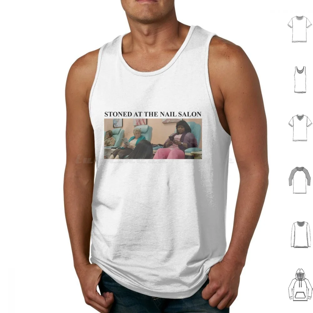 Toned At The Nail Salon Camisetas sin mangas de algodón estampado Ma Ma Movie Ma 2019 Octavia Spencer Lorde Energía solar Melodrama Toned At