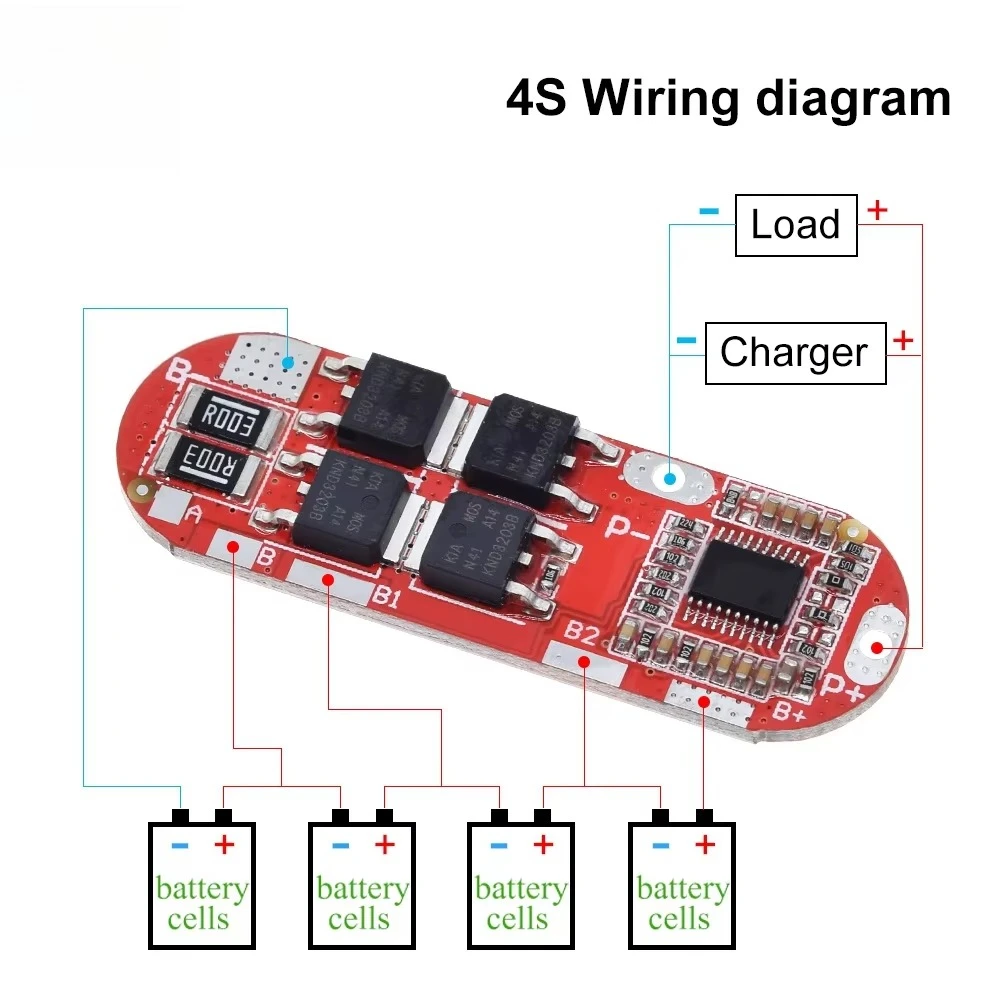 Bms 1s 2s 10a 3s 4s 5s 25a Bms 18650 Li-ion Lipo Lithium Battery Protection Circuit Board Module Pcb Pcm 18650 Lipo Bms Charger