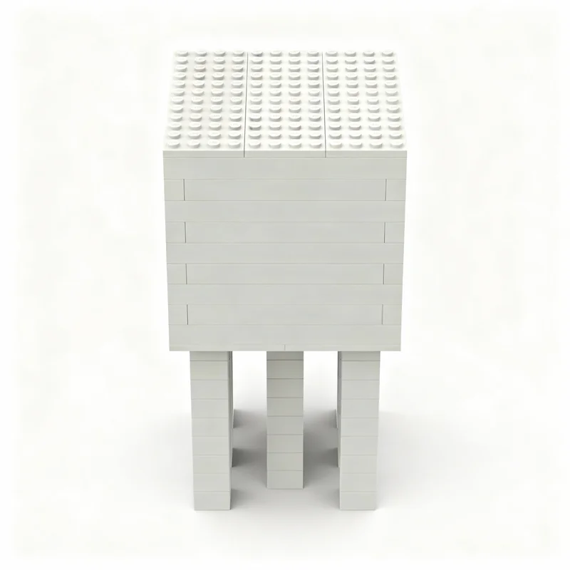 155pcs MOC Computer Game Style Ghast Model Building Blocks Christmas Gift Toy Construction 3D Brick Collection Craft Assemble