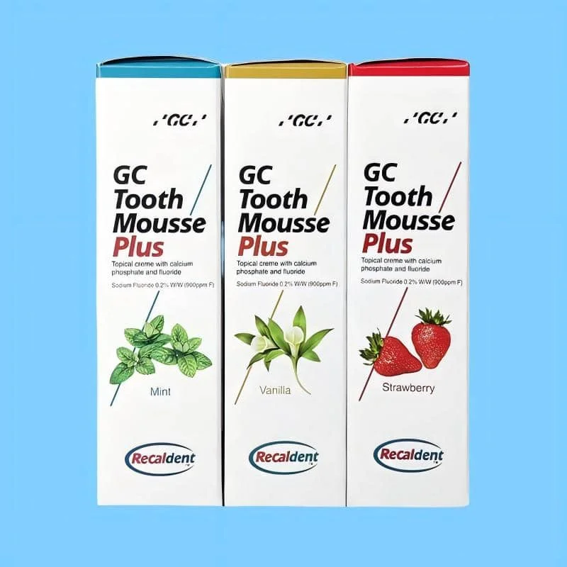 40g/tube GC Tooth Mousse  (Fluoride Options): Anti-Cavity, Ortho-Safe & Strengthening for Adults & Kids | Various Flavors