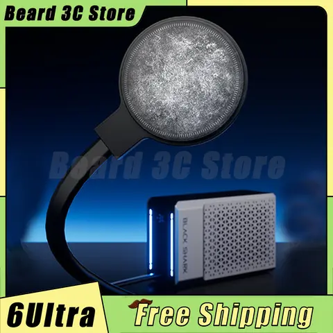 Black Shark 6Ultra Magnetic Liquid Cooling Semiconductor Phone Cooler Back Clip For Gaming Live Streaming Phone Pad Vivo OPPO