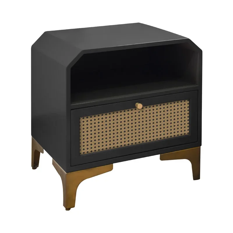 

Japanese-style simple bedroom bedside table household small apartment locker mini bedside table clearance to pick up leaks~