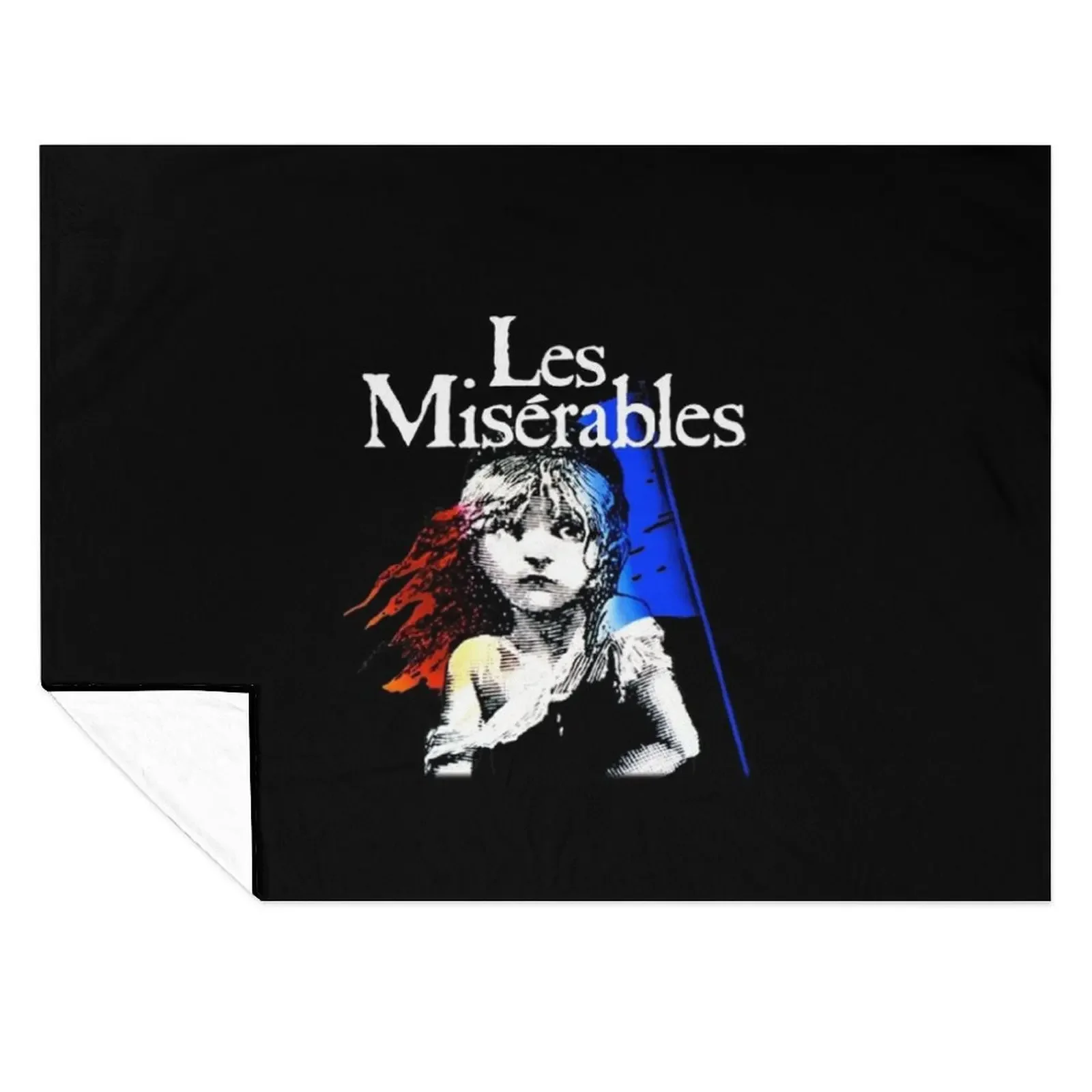 

Les Miserables ( black ) Throw Blanket Summer Decorative Sofa Luxury St Flannel Blankets