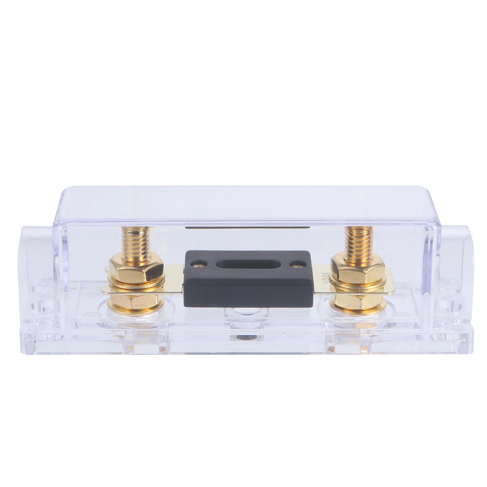 

Fuse Holder Zinc Alloy Durable Finish For Inverters Car Audio High Current Applications Easy Installation Multiuse Fuse Box