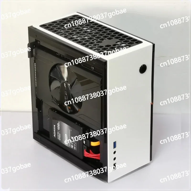 GEEEK A31S Itx Side Transparent , 1U A4 Chassis Non Aluminum Small 1U Power Supply