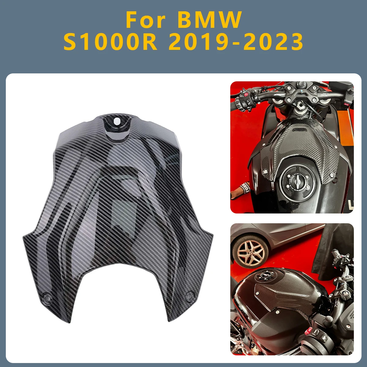 

Motorcycle Gas Fuel Tank Cover Fairing Accessories set For BMW S1000RR S 1000RR S-1000RR 2023 2019-2022 Fuel-Tank Protection