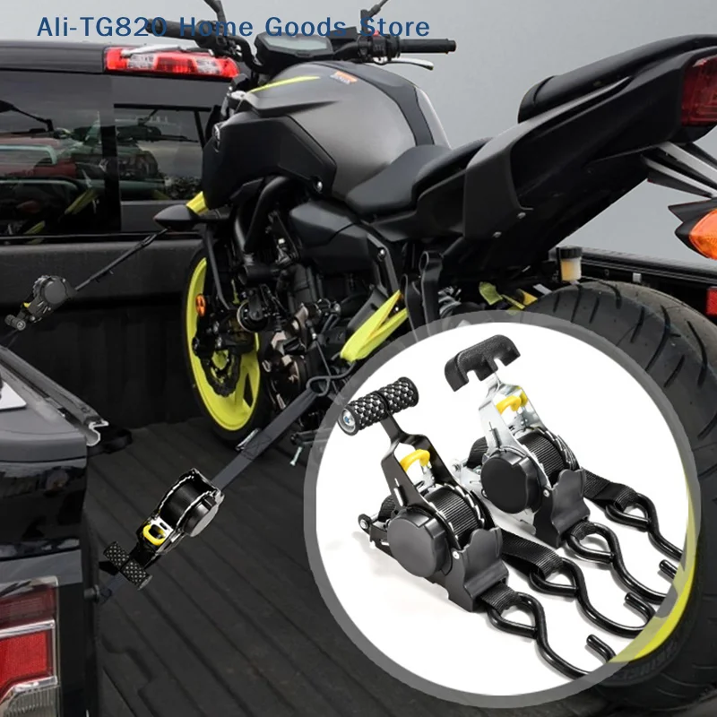 [TG820]Retractable Auto Ratchet Strap Automatic Shrink Bundle Tape Retractable Belts For Motorcycles Convenience Luggage Straps