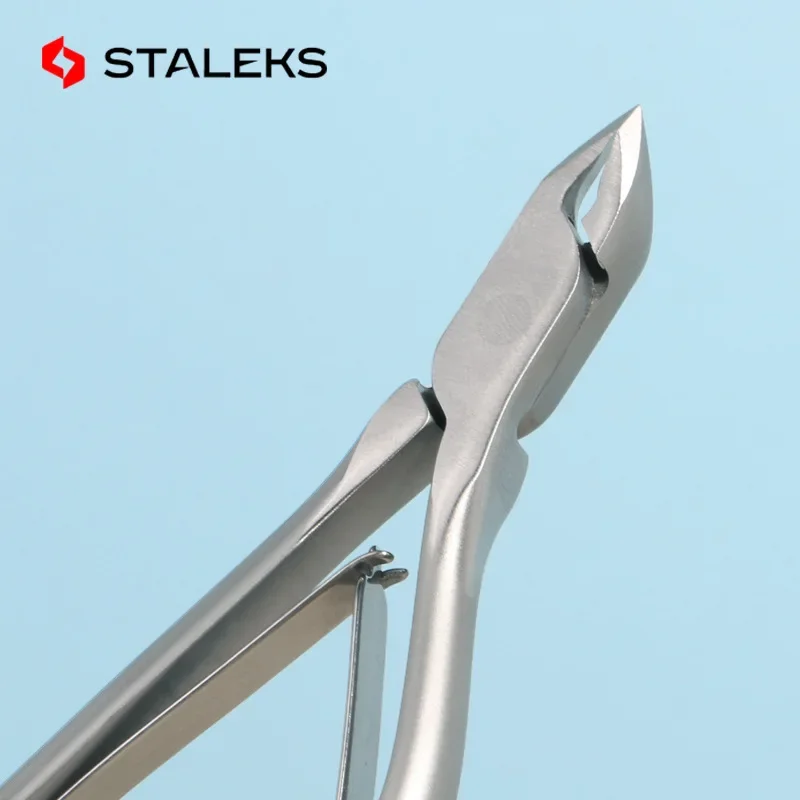 STALEKS Stainless Steel Toenail Cuticle Nipper High Precision Dead Skin Scissor Nail Cuticle Scissors Plier Manicure ToolNS-80-3