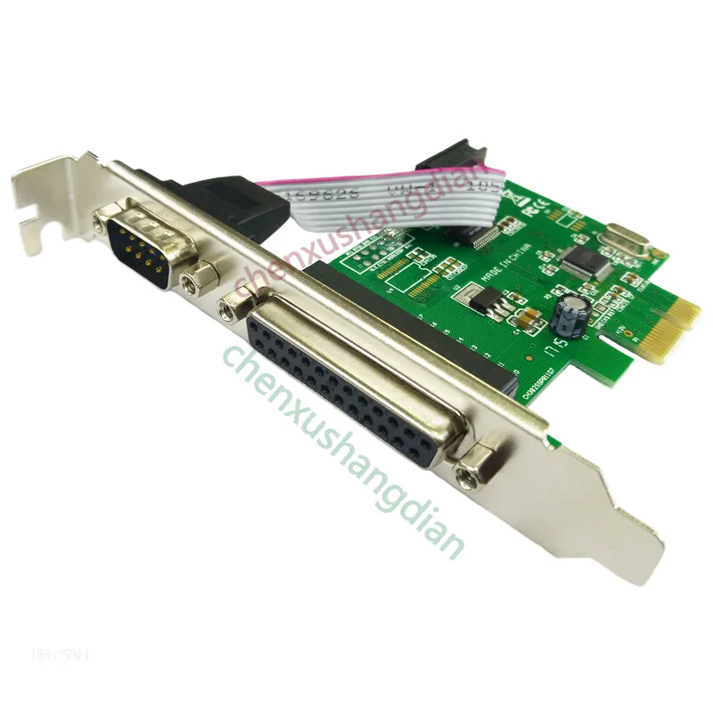 Kartu port paralel seri PCI-E kartu port COM kartu port LPT 1 Seri 1 paralel