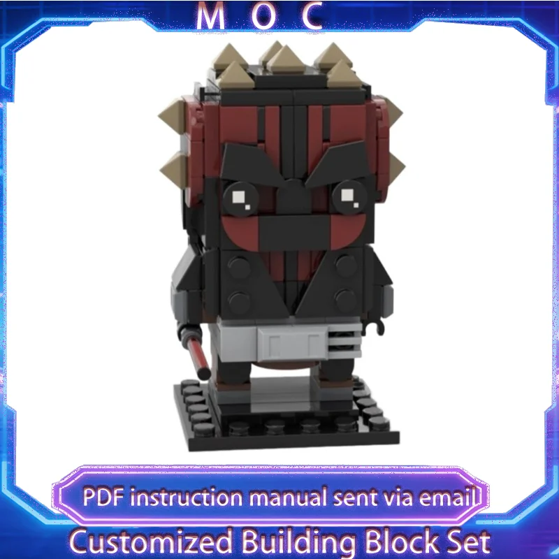 

Набор из 195 деталей MOC: Серия Star Battle, модель «Теневой воин», конструктор, развивающая игрушка для самостоятельной сборки, рождественский подарок