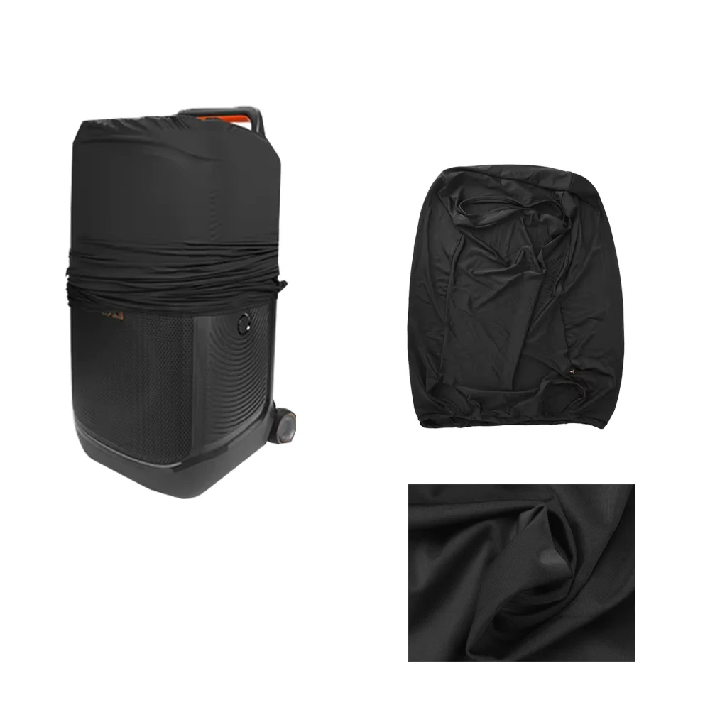 For JBL PartyBox 520 Speaker Dust Cover - Stretchy Soft Lycra Protector Case Speaker Bag Black