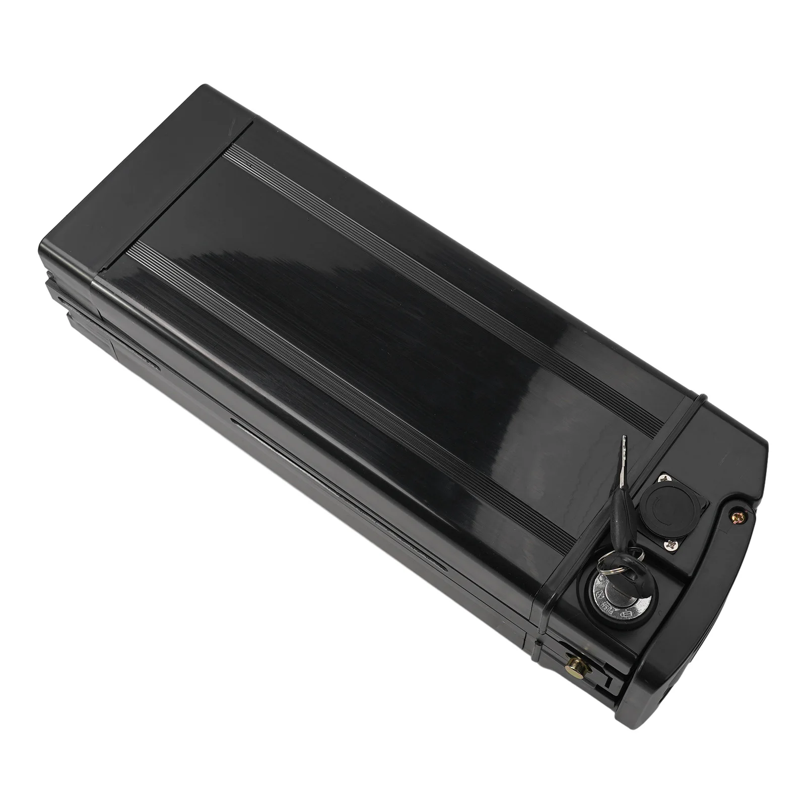 370x135x89mm Electric Bike Battery Box Ebike Large Capacity Holder Case DC2.5/con Battery Box For 1865o Lithium Battery