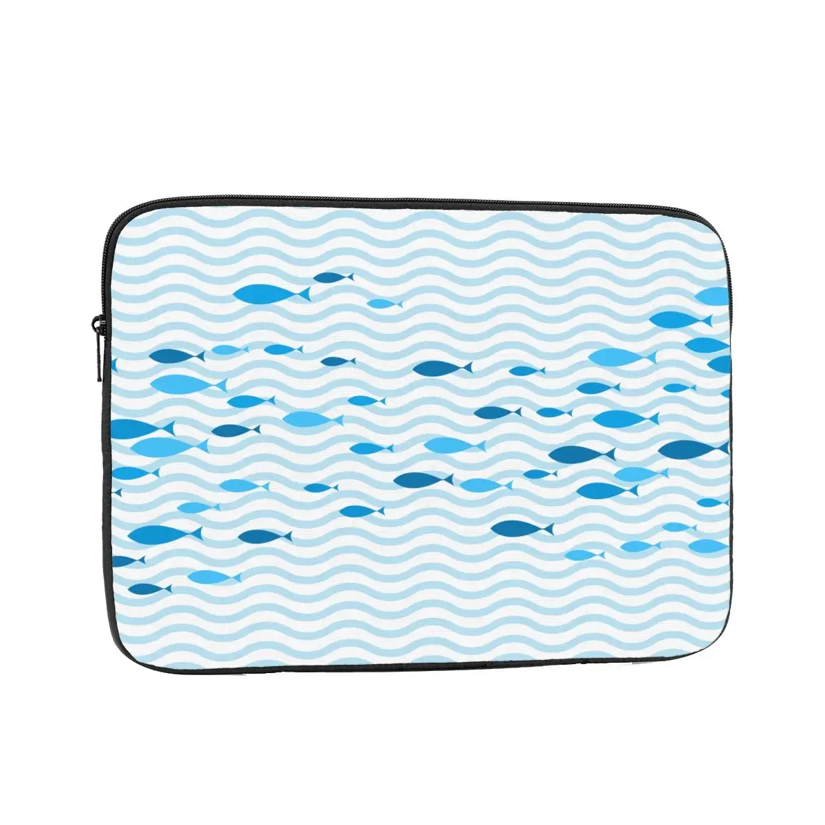 Laptop Notebook Sleeve Cover Bag Swimming Fish Pattern Computer Liner Sleeve 12