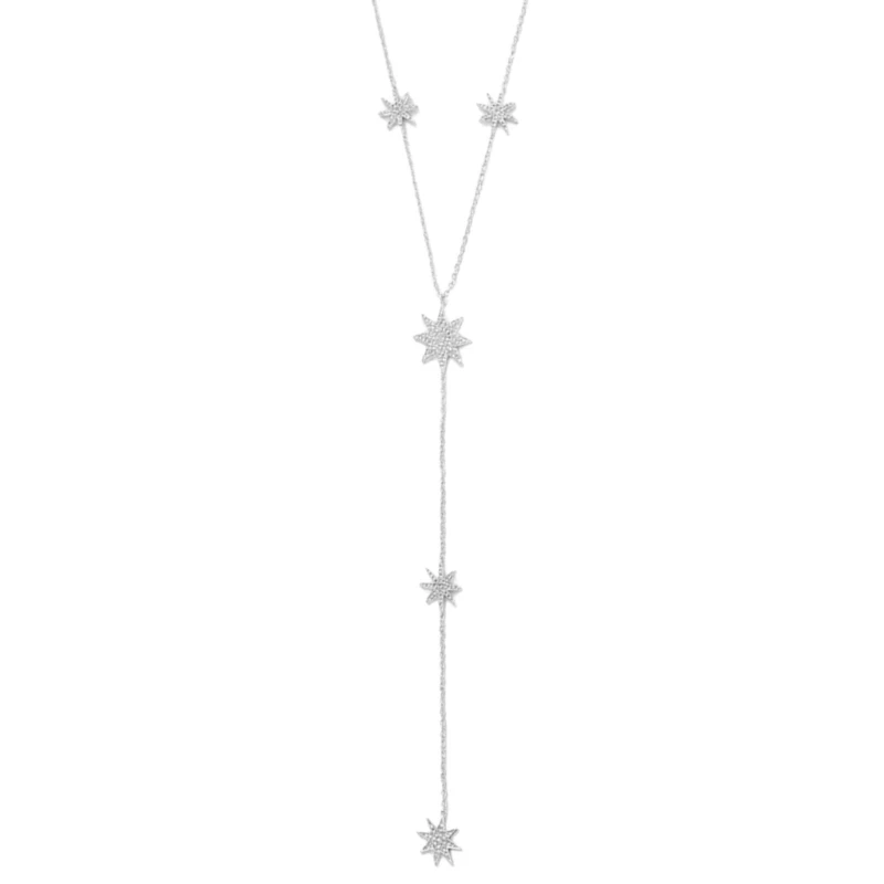 Contemporary Meteors And Crosses Designs Long Necklace Neck Ornament For Parties DropShip