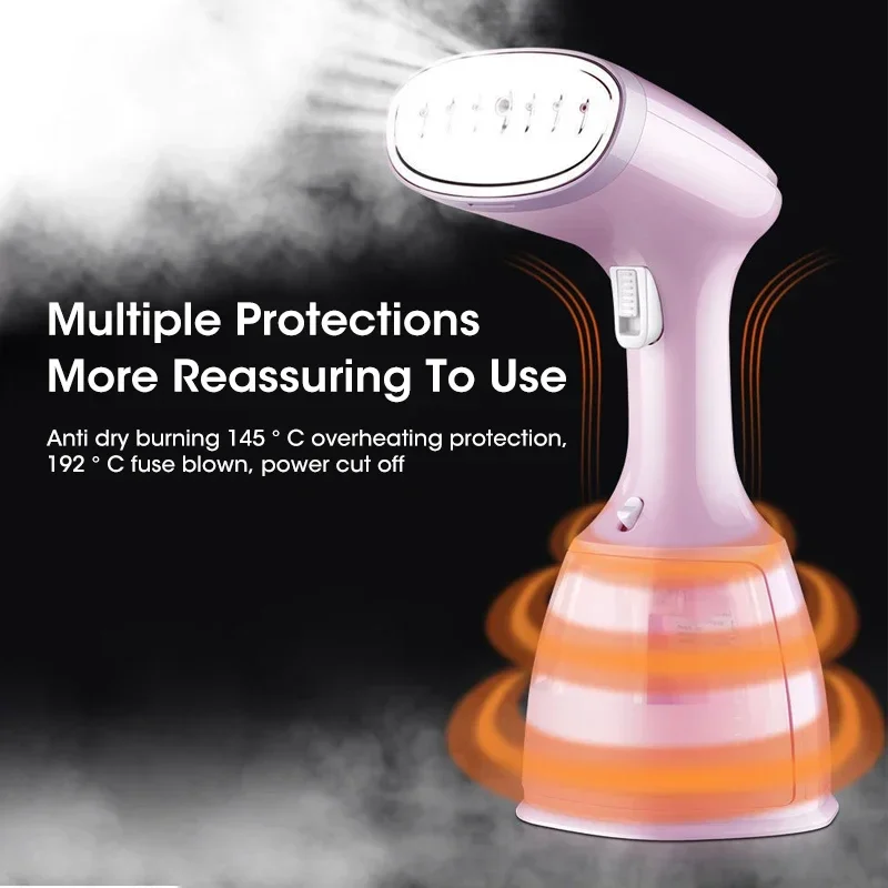 Portable 1500W Handheld Garment Steamer For Clothes 330ml Household Fabric Small Electric Steam Iron Machine For Home Travel Use image 6