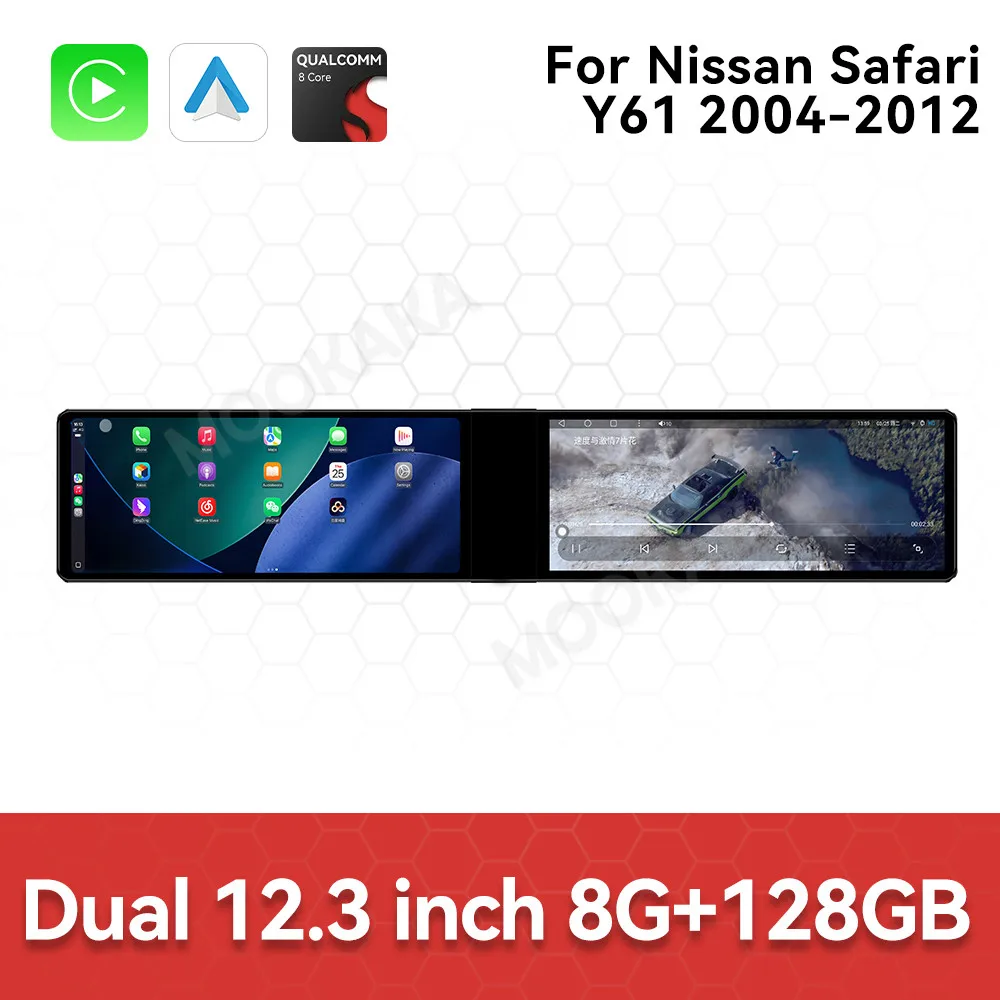 

Сенсорный автомобильный радиоприемник для Nissan Safari Y61 2004-2012, Android GPS, мультимедийная система, автомагнитола, стереоприемник, головное устройство
