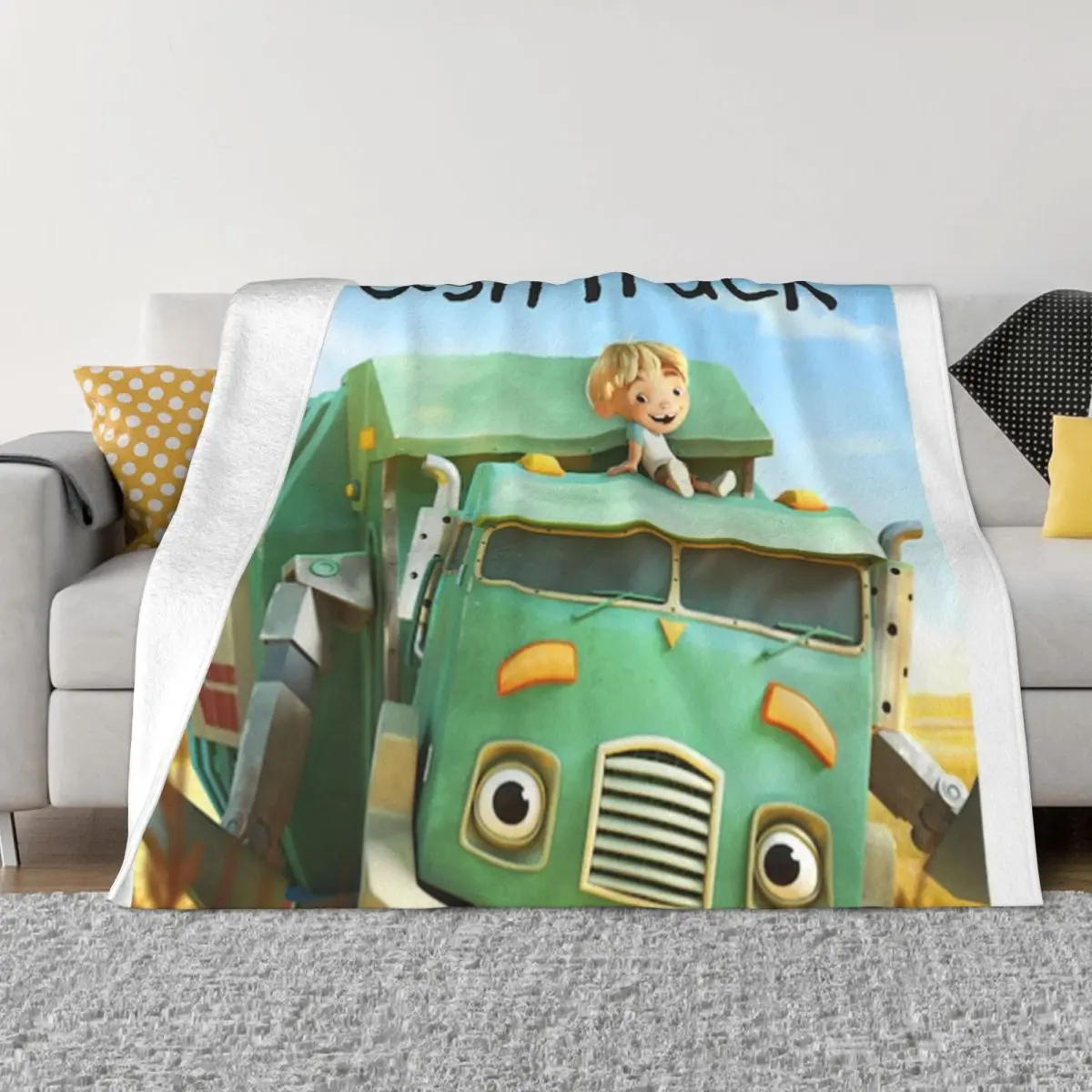 

Trash Truck, Garbage Truck Kids, I Love Garbage Trucks, Hank And Trash Truck, Trash Truck and hank, i love Trash T Throw Blanket