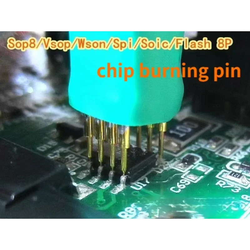 Burning test chip test probe pogo pin pitch 1.27mm SOP8/VSOP8/SOP16