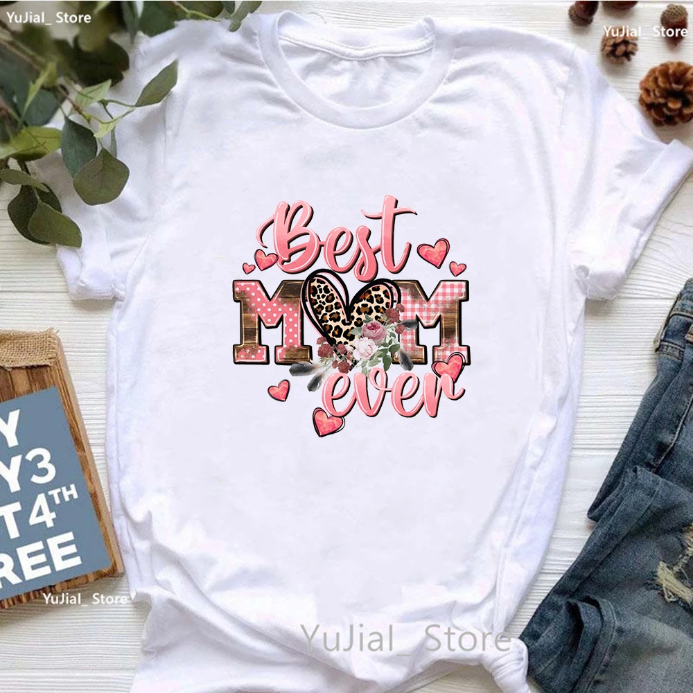 Mama'S Girl Flowers Graphic Print T Shirt Women Love Sunflower Tshirt Femme Harajuku Shirt Super Mom T-Shirt Female Dropshipping