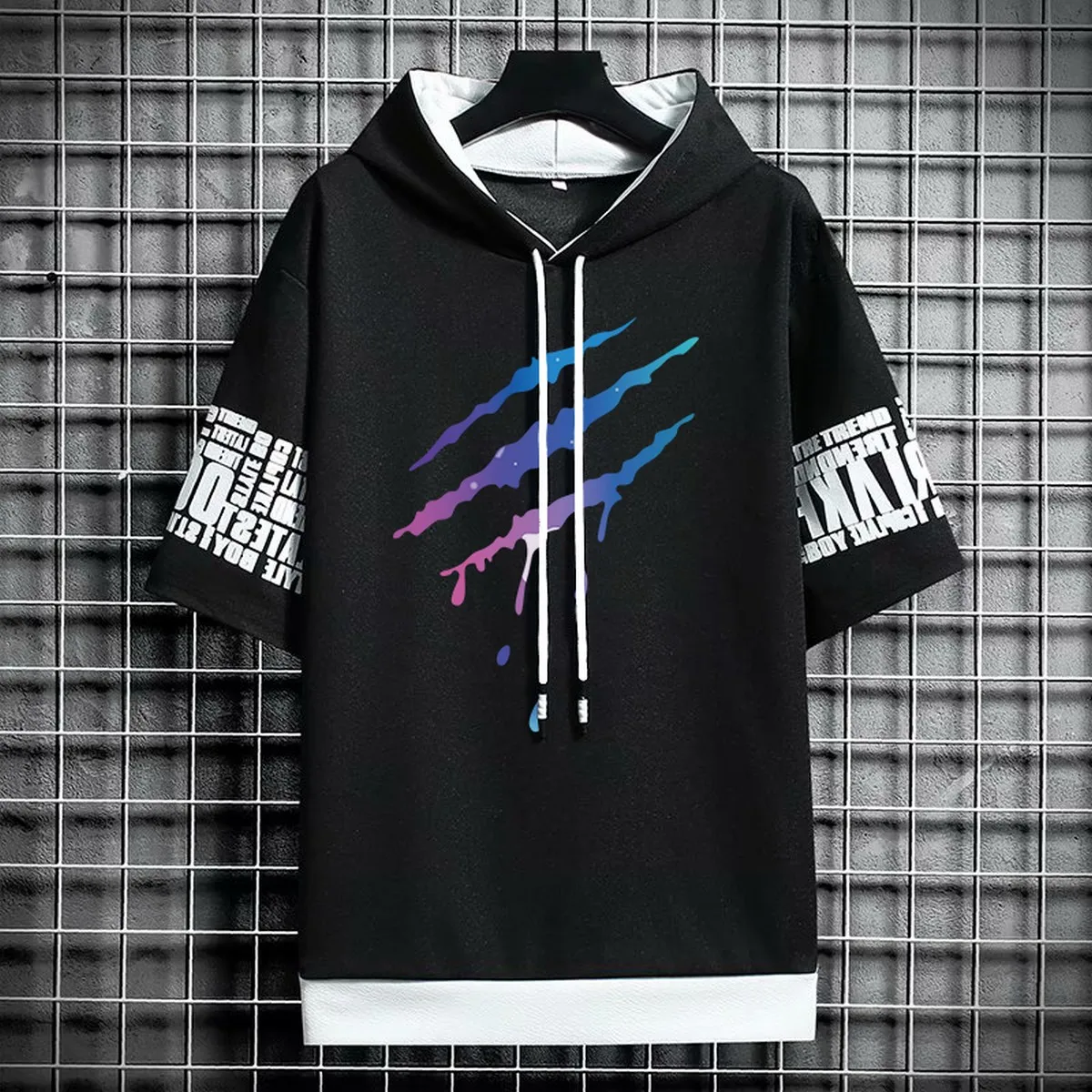 T Shirt per uomo abbigliamento Streetwear felpe con cappuccio oversize Korea 반팔cappello Casual T-Shirt stampa grafica Tshirt Anime Sports Gym felpa con cappuccio