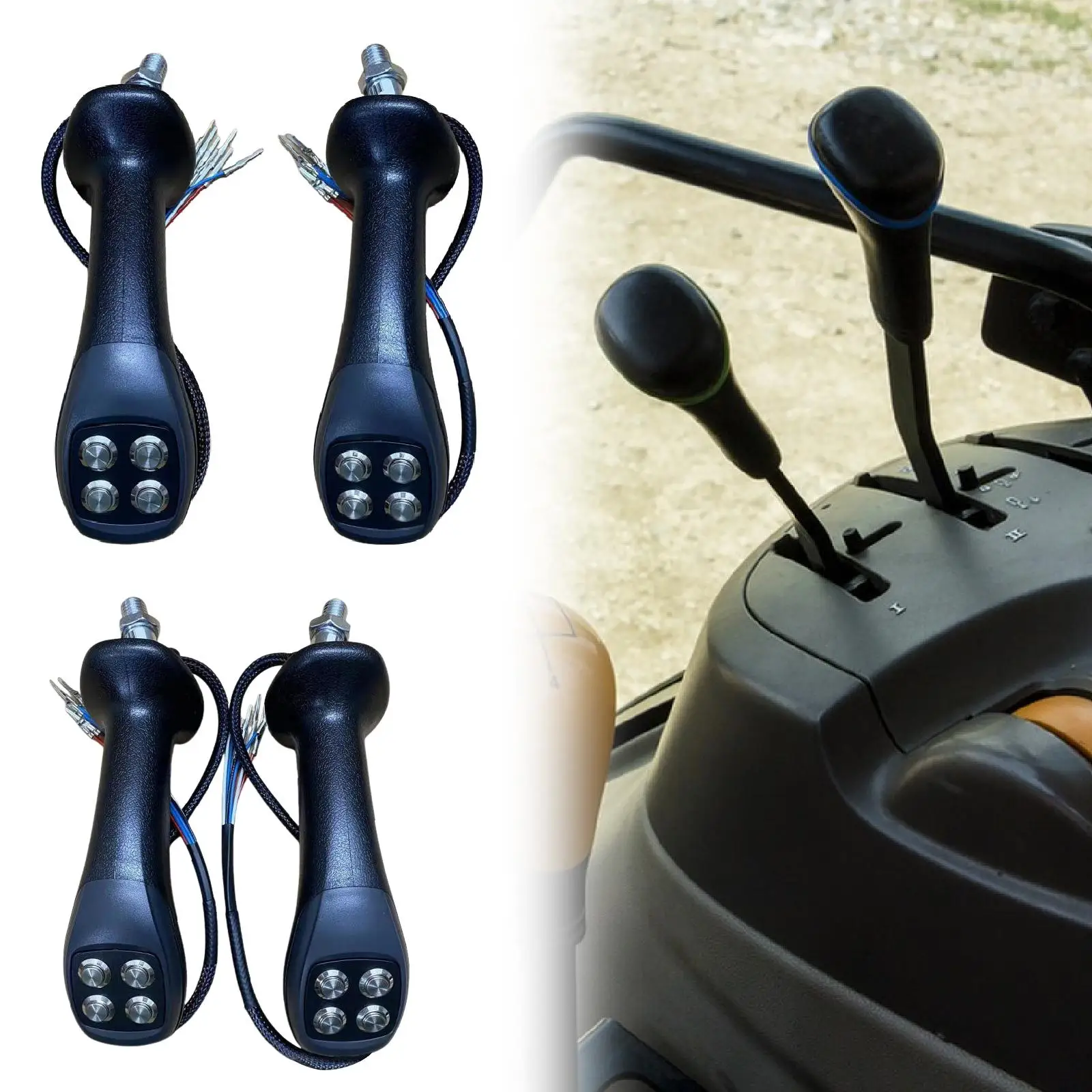 4-button Grip Handle for Wheel Excavator, Joystick for Excavator, Joystick for