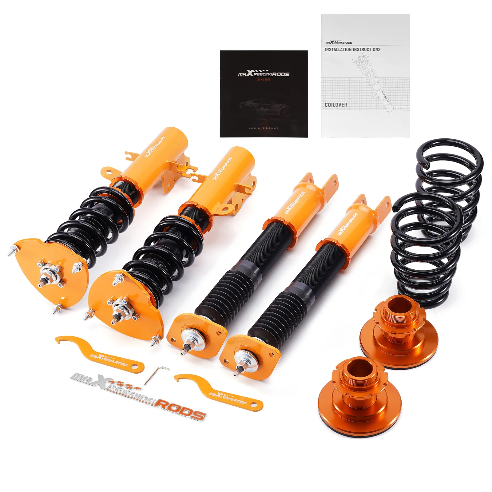 MaXpeedingrods 24 Way Adjustable Coilovers Kit for Nissan Altima 2007-2013 Suspension Springs Struts Absorbers