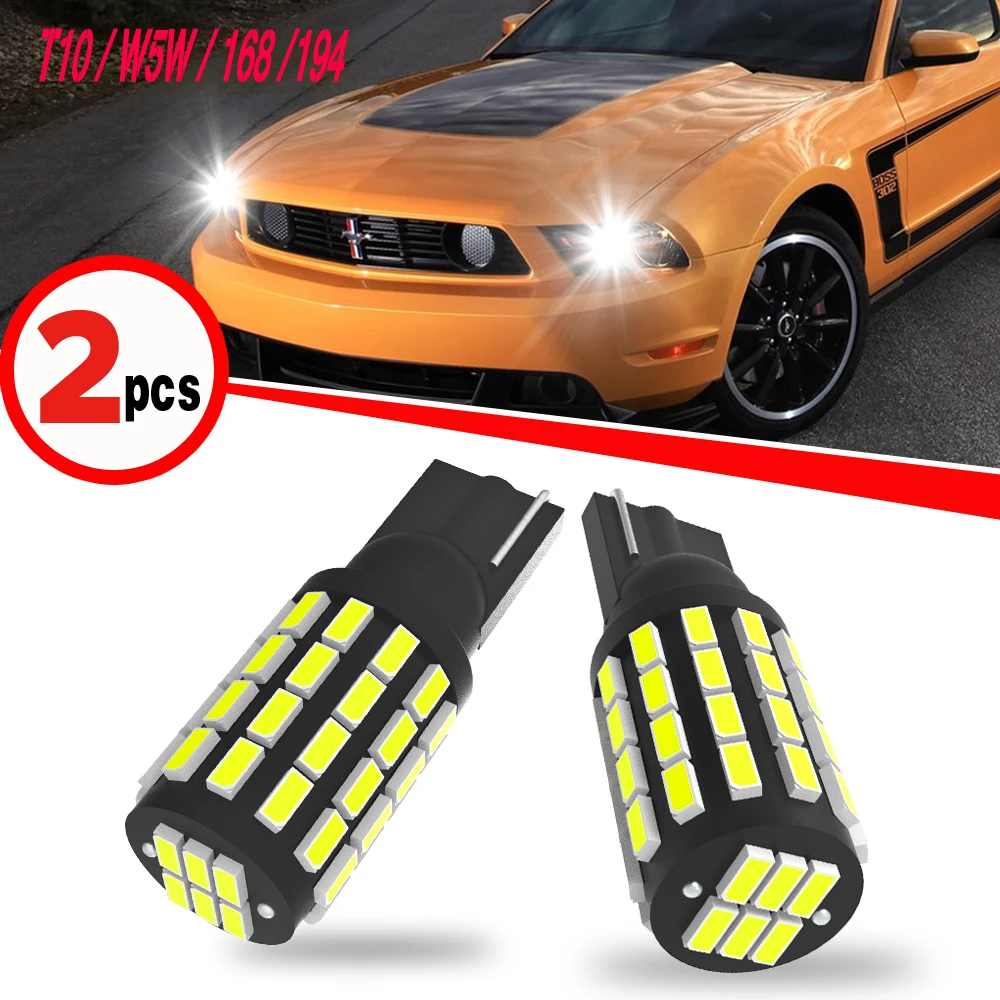 2pcs Led Canbus Clearance Light Parking Lamp T10 W5W Car Interior Bulb 168 5w5 12v For Dacia Duster Sandero Logan Jogger Spring