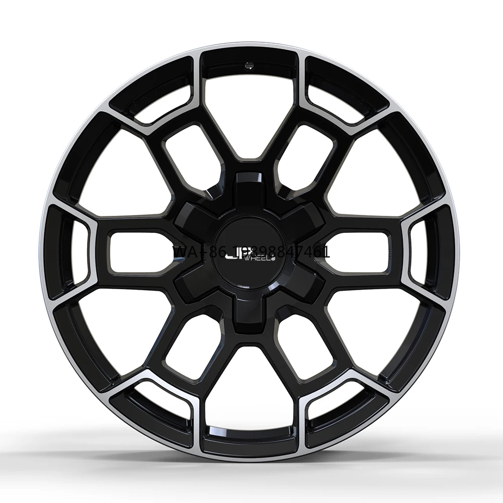 

JPwheels New 15000t High Pressure Custom Aluminum Alloy Forged Monoblock 20 Inch Deep Dish Car Rims Black Finish Passenger Car