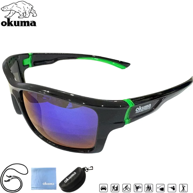 

OKUMA New Outdoor Sports Polarized Sunglasses, Wearable for Cycling, Fishing, Driving, Camping, Walking, Both Men and Women