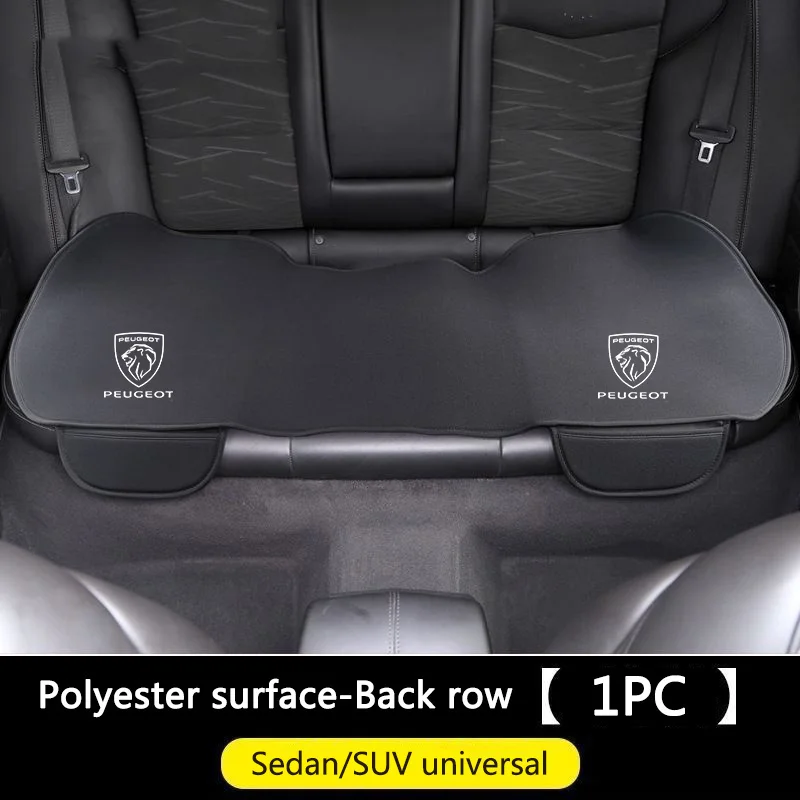 Fashion Car Front Back Seat Cushion Protector Pad For Peugeot 206 208 308 307 207 208 407 508 2008 Polyester Auto Non-Slip Cover