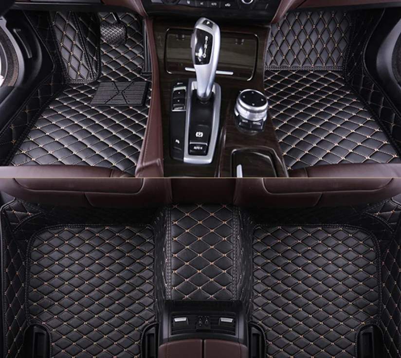 

For Audi A8 A8L S8 Car Floor Mats Luxury Waterproof Auto Liner Rugs Carpets Pads