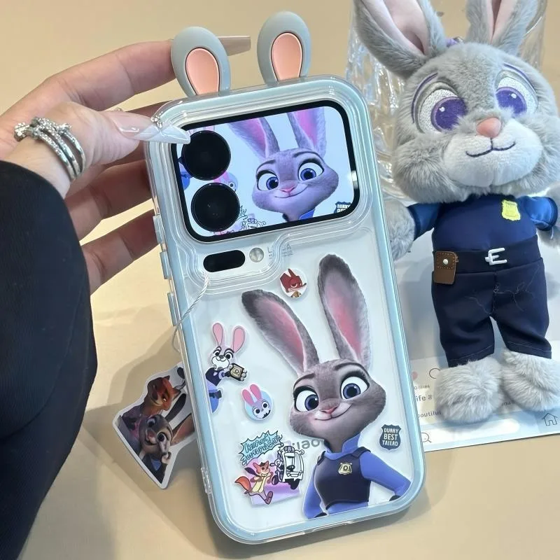 حافظة هاتف محمول Zootopia Judy Nick لطيفة ومظهر جيد ونمط جديد هدية متخصصة Kawaii متوفرة لهدية الزوجين الكرتونية لهاتف IPhone