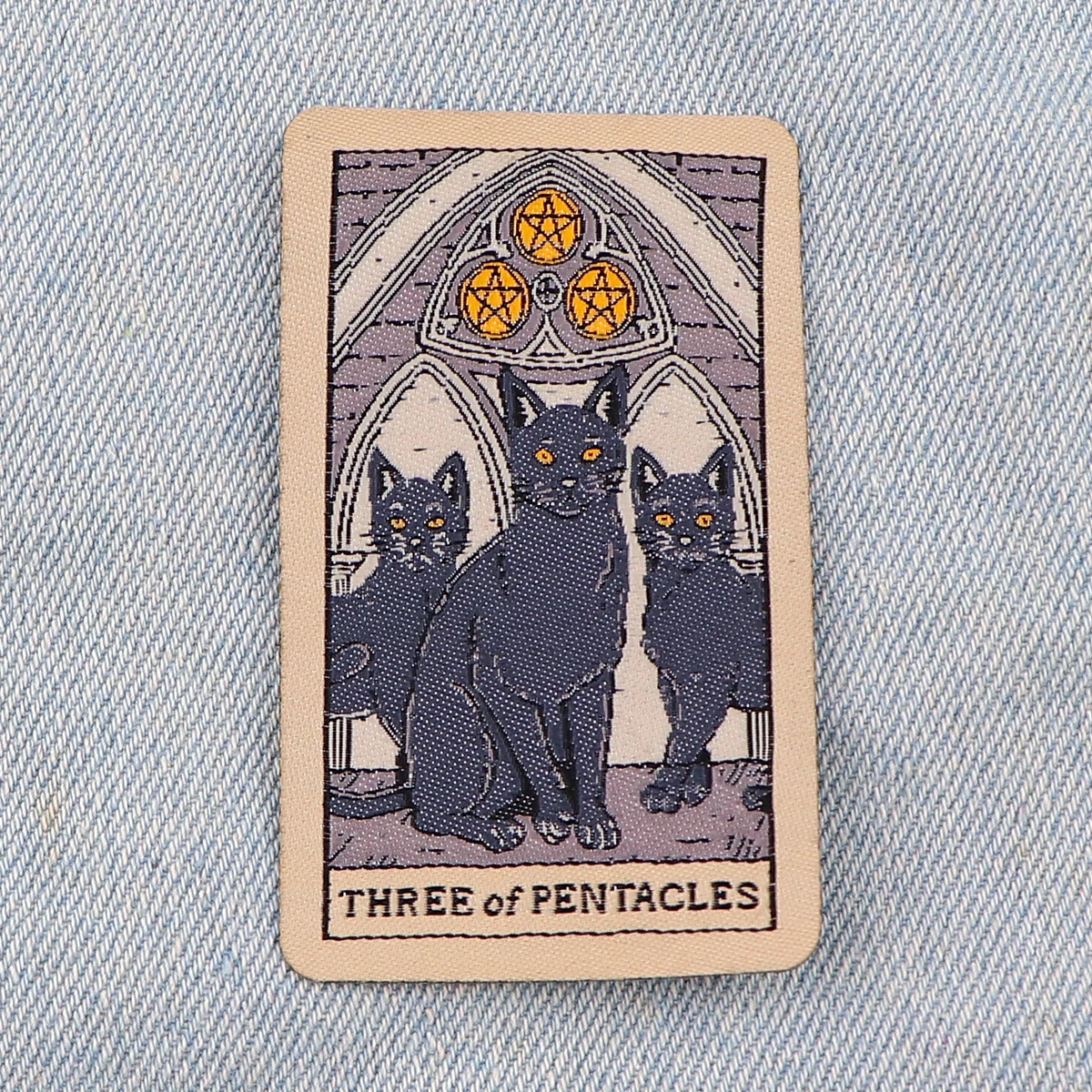 Tarot Card Patch Iron On Patches For Clothing Stickers Embroidered Patches On Jackets DIY Clothes Stripes For Childrens