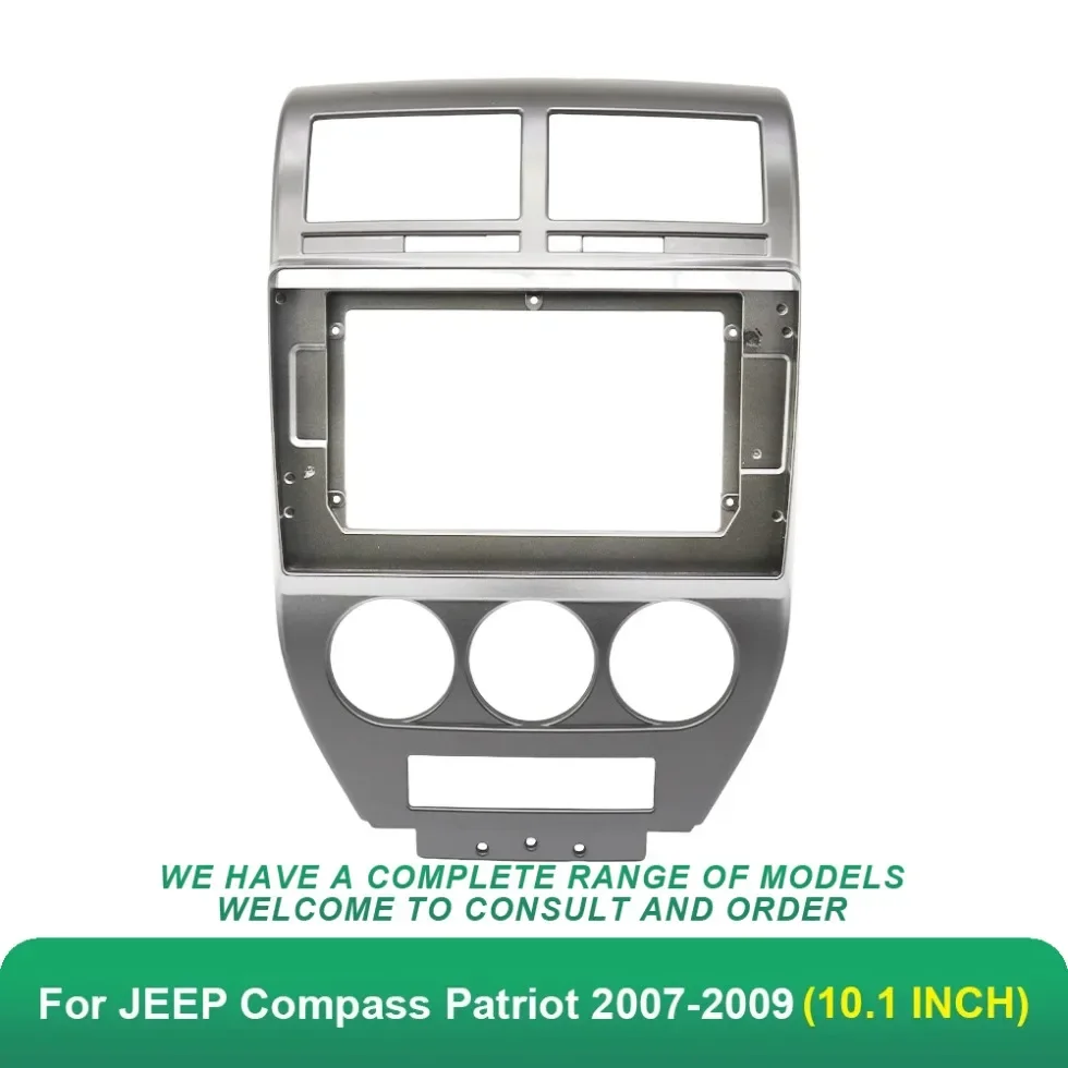 

Рамка для автомобильной аудиосистемы, 10,1-дюймовый DVD-адаптер с большим экраном для JEEP Compass 07-09, комплект панели для установки 2Din Dash