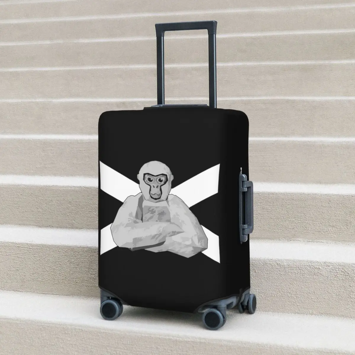 غطاء حماية لحقيبة السفر من غوريلا، أغطية حماية مرنة لأمتعة السفر مقاس 18-32 بوصة