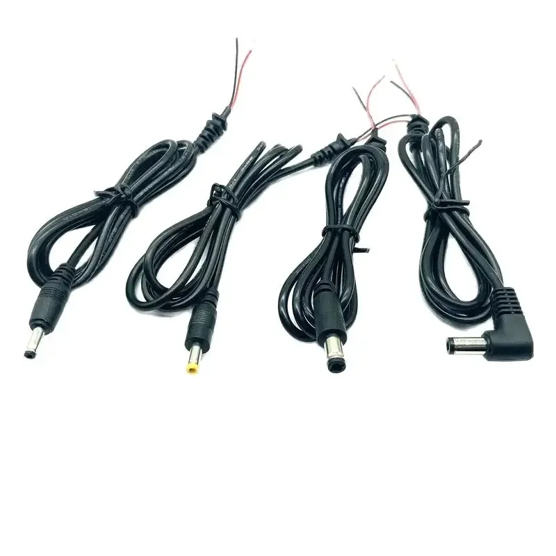 3.5*1.35/4.0*1.7/5.5*2.1/2.5mm Adapter output Power Cord DC Male Plug Cable