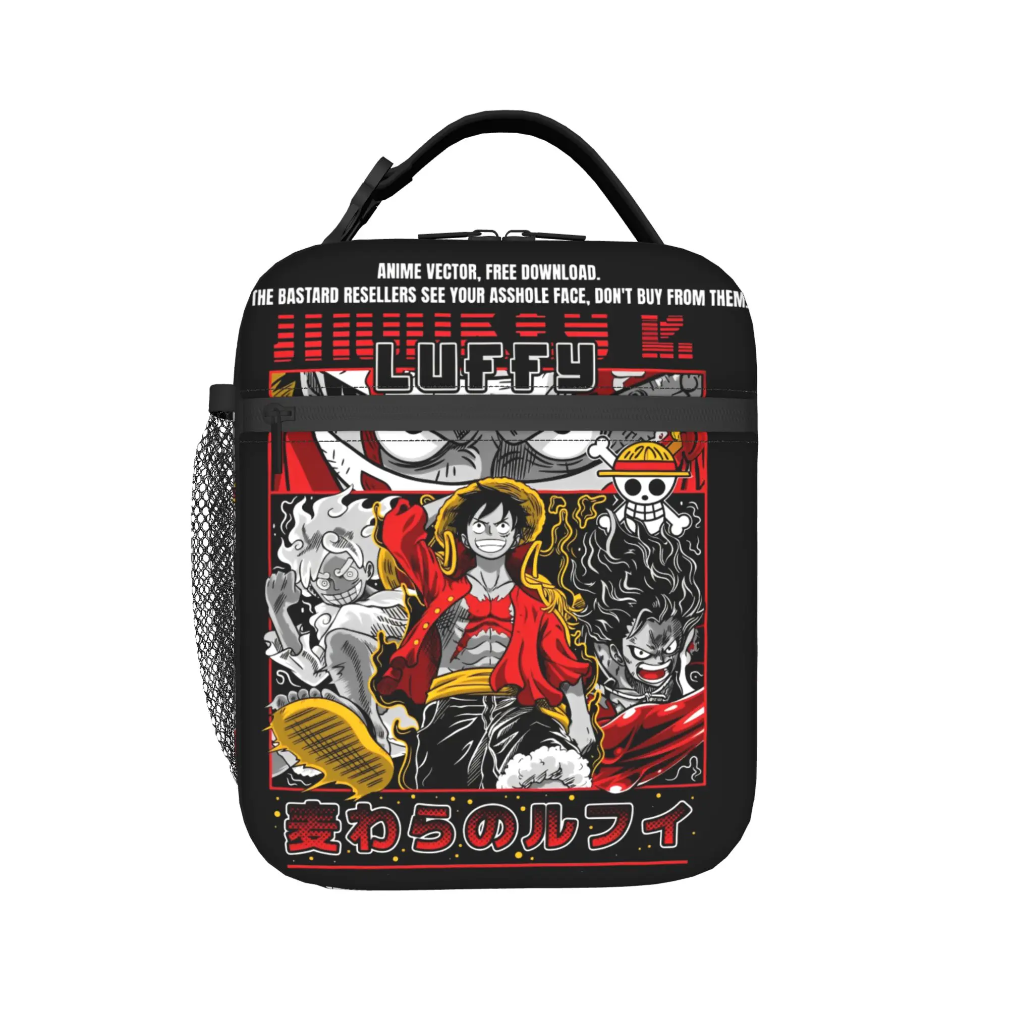 luffys o-one-piece-e zoro Thermal Insulated Lunch Bag for Picnic Food Container Bags Men Women Cooler Thermal Lunch Boxes