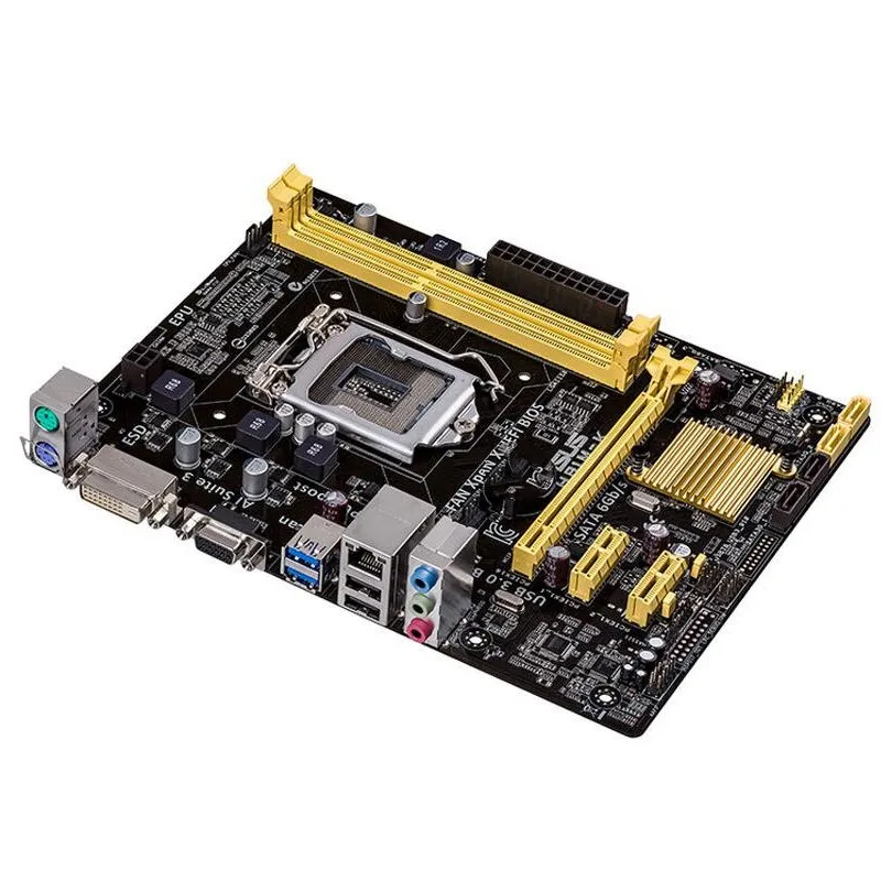 Imagem -02 - Placa-mãe do Computador Desktop System Board Micro Atx Lga 1150 H81m Ddr3 Usb 3.0 H81mb 16gb H81-k