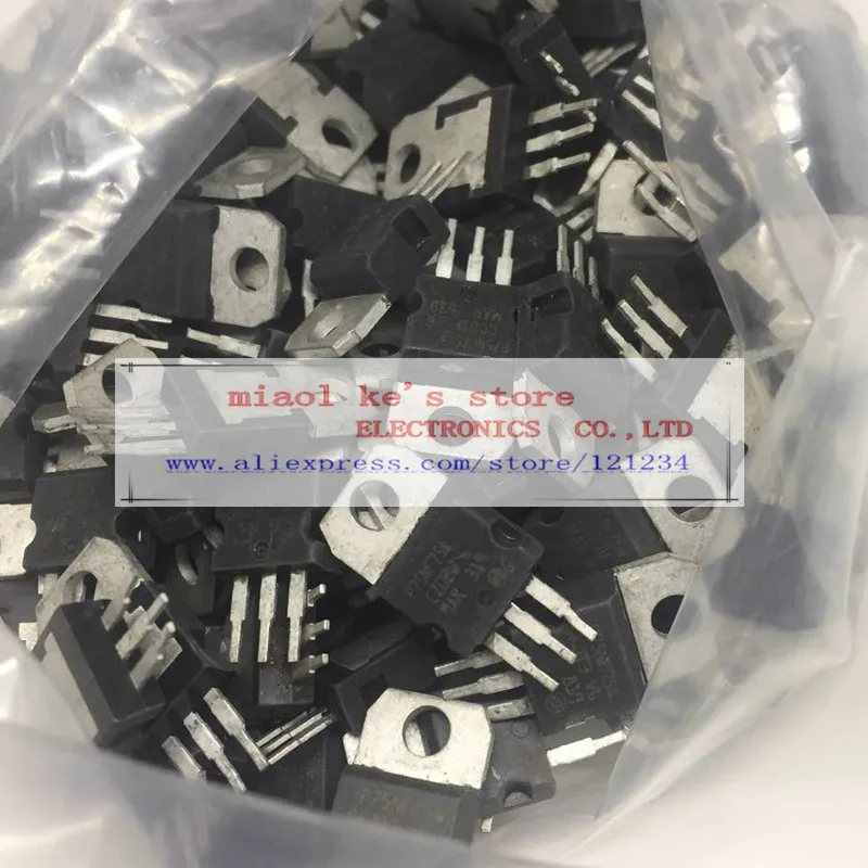 50pcs/1lot : STP75NF75 STP75N75 P75NF75 75NF75 75N75  N-Channel 75V 80A 300W TO-220-3